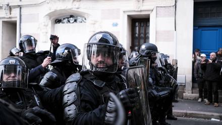 Polizeieinsatz in Frankreich.