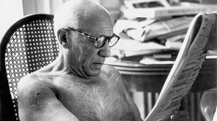 
Gegen Ende seines Lebens war Picasso beliebtes Sujet bei Paparazzi und Regenbogenpresse - er war zum ersten Medienstar der modernen Kunst geworden.