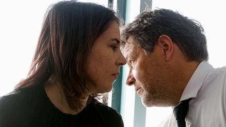 Grüne im Gespräch: Annalena Baerbock und Robert Habeck.