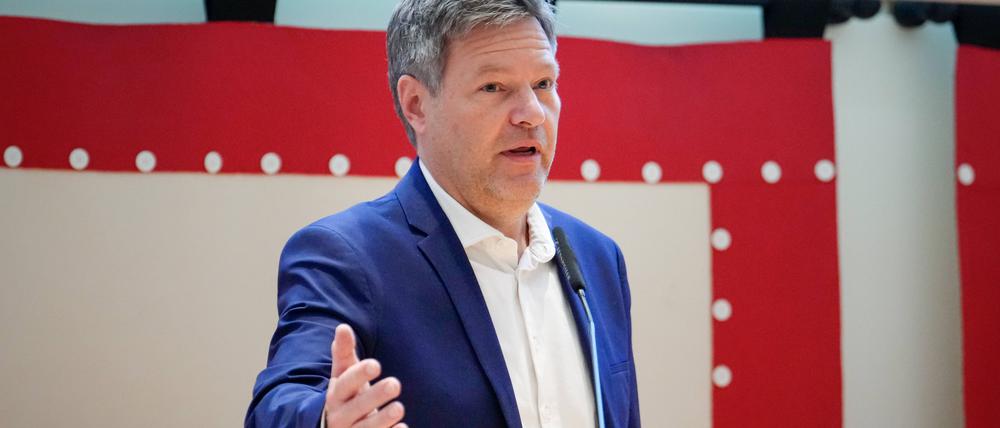 Bundeswirtschaftsminister Robert Habeck (Grüne) ist verärgert.