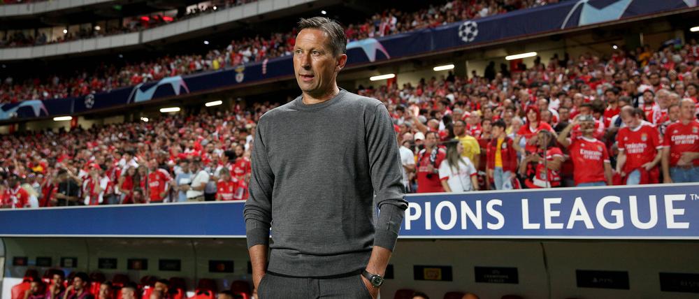 In der Champions League schon weit gekommen: Benficas Trainer Roger Schmidt.