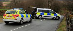 Polizei im Snowdonia-Nationalpark in Caernarfon, Großbritannien am 29.03.2017 (Symbolbild).