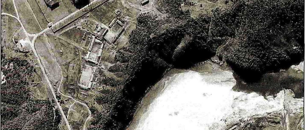 Satellitenfotos der Reaktor in Yongbyon.