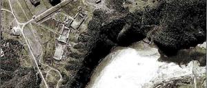 Satellitenfotos der Reaktor in Yongbyon.