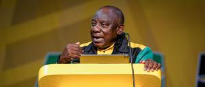 Staatschef Cyril Ramaphosa ist Präsident des Afrikanischen Nationalkongresses (ANC).