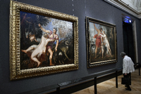 Rubens-Gemälde in einer Ausstellung im Kunsthistorischem Museum in Wien , 2017.