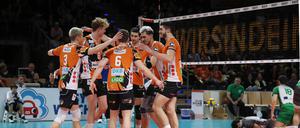 Die Volleys hatten auch im zweiten Viertelfinale viel Grund zum Jubeln.