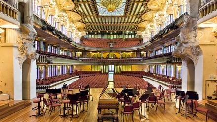 Der Saal des Palau de la Música Catalana.