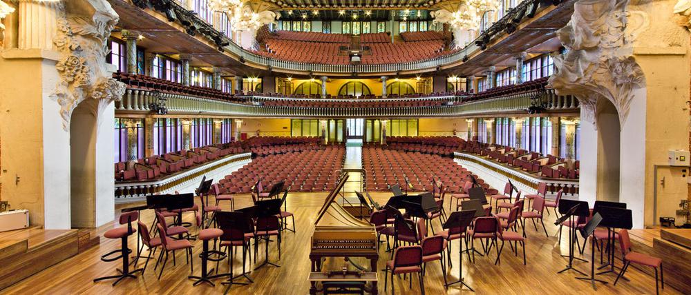 Der Saal des Palau de la Música Catalana.