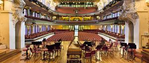 Der Saal des Palau de la Música Catalana.