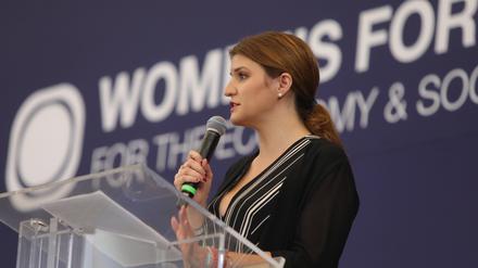 Marlène Schiappa bei einem Auftritt in Mexiko-Stadt (Archivbild).