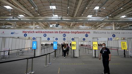 Die Messehallen in Hamburg dienten in der Hochzeit der Pandemie als Impfzentrum. 