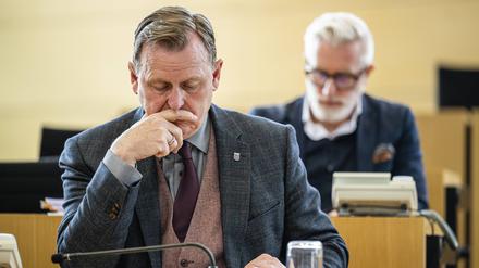 Ministerpräsident Bodo Ramelow am 28. März im Thüringer Landtag