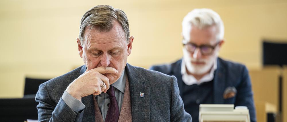 Ministerpräsident Bodo Ramelow am 28. März im Thüringer Landtag