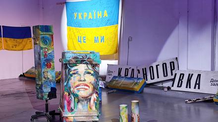 Eine Ausstellung im „Mystetskyi Arsenal“, 2021