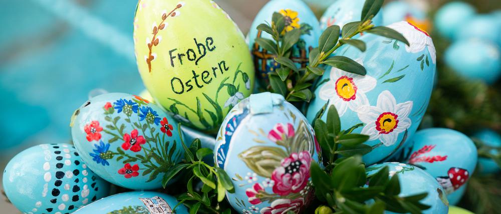 Bemalte Ostereier (Symbolbild).