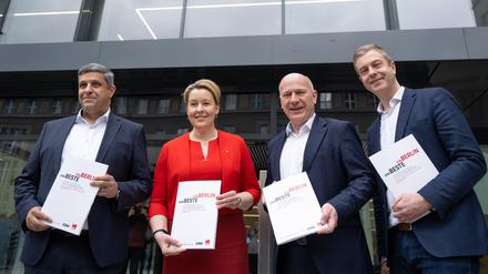Aus den Verhandlungsgruppen von CDU und SPD dürfen sich einige Hoffnung auf einen Senatsposten machen.
