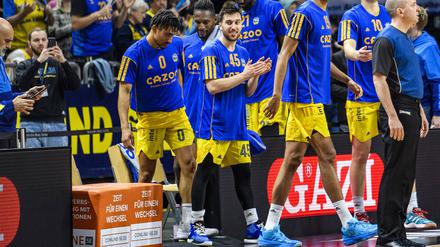 Tamir Blatt Alba Berlin, 45, nach gewonnenem Spiel.
