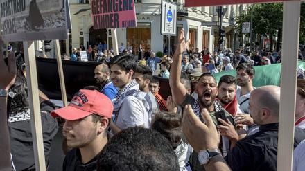 Ein vergangener Al-Quds-Marsch auf dem Berliner Kurfürstendamm.