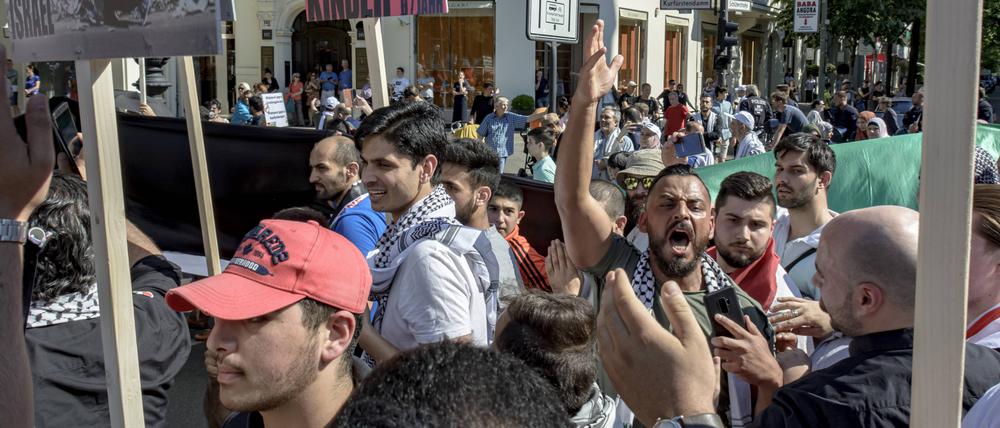 Ein vergangener Al-Quds-Marsch auf dem Berliner Kurfürstendamm.
