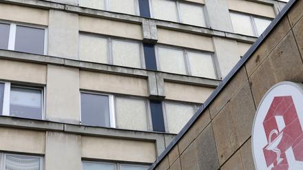 Der Wohnblock „Staudenhof“ am Alten Markt.