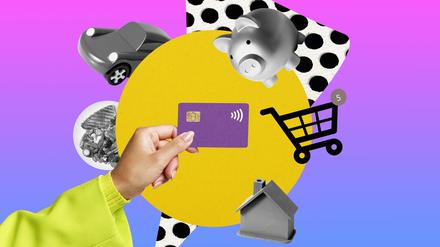 Direkt vom Konto statt auf Kredit. Viele Institute geben Debit als Standardkarte aus.