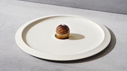 „Pilzlebercreme“ von Sebastian Frank, Küchenchef im Horváth in Kreuzberg.