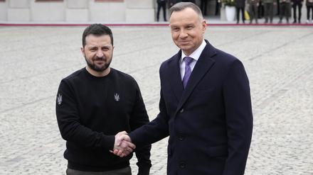 Wolodymyr Selenskyj und Andrzej Duda.
