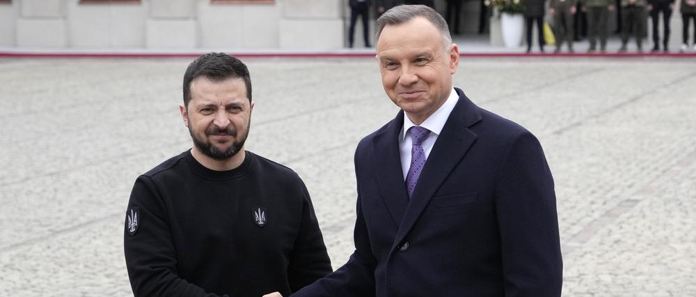 Wolodymyr Selenskyj und Andrzej Duda.