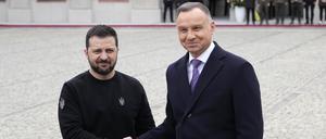Wolodymyr Selenskyj und Andrzej Duda.