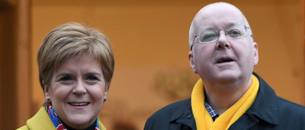 Nicola Sturgeon und ihr Ehemann Peter Murrell