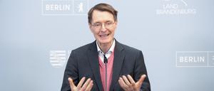 Bundesgesundheitsminister Karl Lauterbach (SPD).