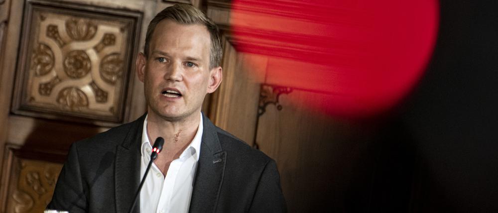 Hendrik Streeck, Virologe, auf der Pressekonferenz des Sachverständigenausschuss zur Evaluation des Infektionsschutzgesetzes (IfSG).