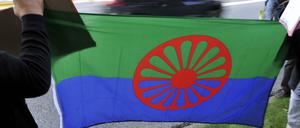 Die Flagge der Roma.