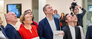 03.04.2023, Berlin, Deutschland, Vorstellung Koalitionsvertrag - Das Beste für Berlin.