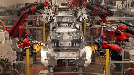 Teslas Gigafactory in Grünheide.