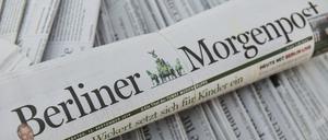 Eine Ausgabe der „Berliner Morgenpost“. (Symbolbild)