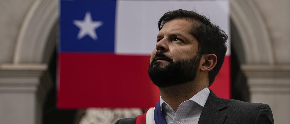 Chiles Präsident Gabriel Boric ist ein Jahr im Amt.