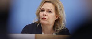 Bundesinnenministerin Nancy Faeser (SPD)