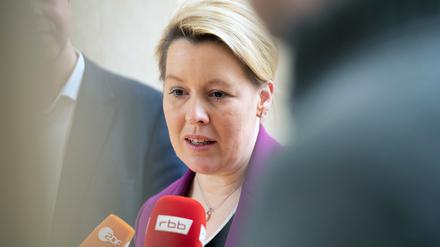 Franziska Giffey war die erste Frau und die erste Ostdeutsche an der Spitze des Berliner Senats.