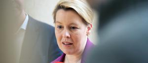 Franziska Giffey war die erste Frau und die erste Ostdeutsche an der Spitze des Berliner Senats.