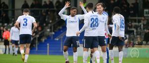 Echter Teamgeist. Die Spieler von TuS Makkabi wollen mit dem Selbstbewusstsein eines Berliner Meisters den Pokal holen.