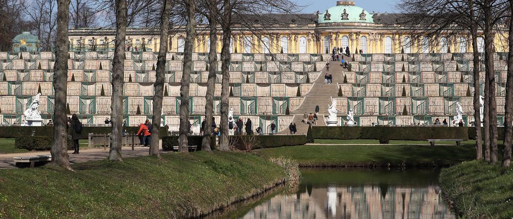 Der Park Sanssouci könnte bald nur noch mit Eintrittskarte zugänglich sein.