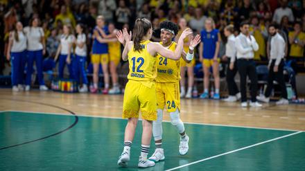 Beflügelt vom Erfolg. Albas Basketballerinnen sind in dieser Saison immer mehr zusammengewachsen.