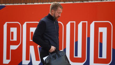 Tasche packen, weiterziehen. Graham Potter gewann mit Chelsea nun sieben von 22 Liga-Spielen. Jetzt ist er weg.