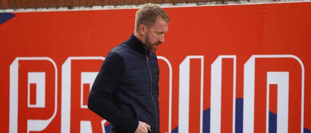 Tasche packen, weiterziehen. Graham Potter gewann mit Chelsea nun sieben von 22 Liga-Spielen. Jetzt ist er weg.