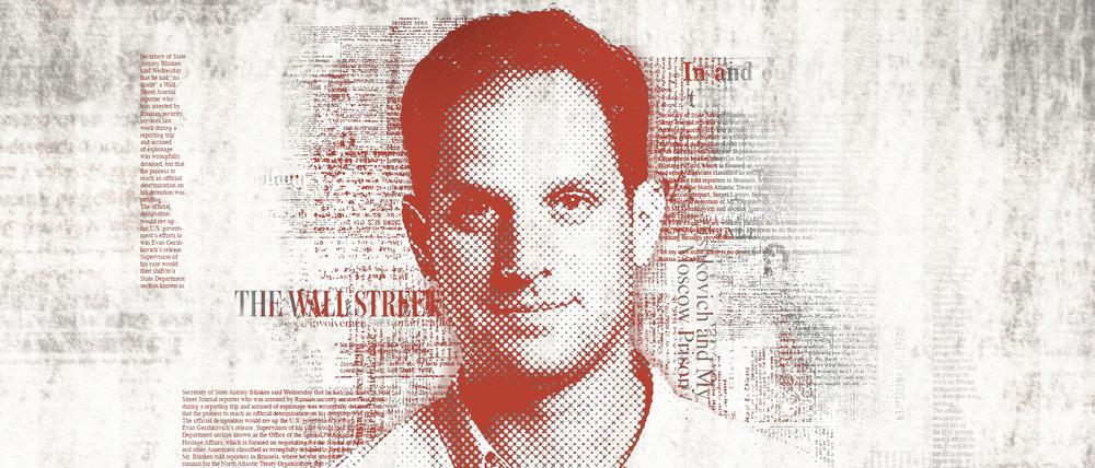 Der amerikanische Journalist Evan Gershkovich sitzt seit 29. März in russischer Untersuchungshaft. Er wird der Spionage beschuldigt.