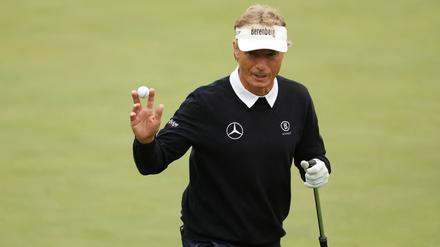 Bernhard Langer spielte eine solide Auftaktrunde beim 87. US Masters der Golfprofis.