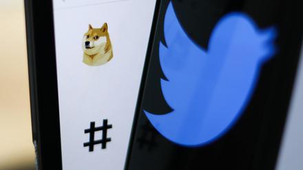 Der Hund ersetzte mehrere Tage lang den blauen Vogel als Twitter-Logo. 