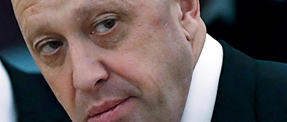 Jewgeni Prigoschin, Chef der russischen Privatarmee Wagner, .